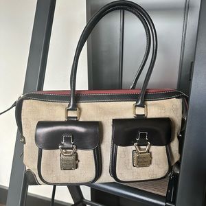 Dooney & Bourke coated canvas satchel